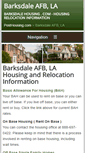 Mobile Screenshot of barksdalehousing.com